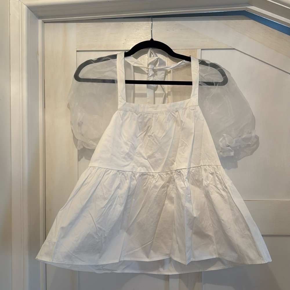 Tuckernuck  - WHITE TINSLEY TOP - Pomander Place - XS